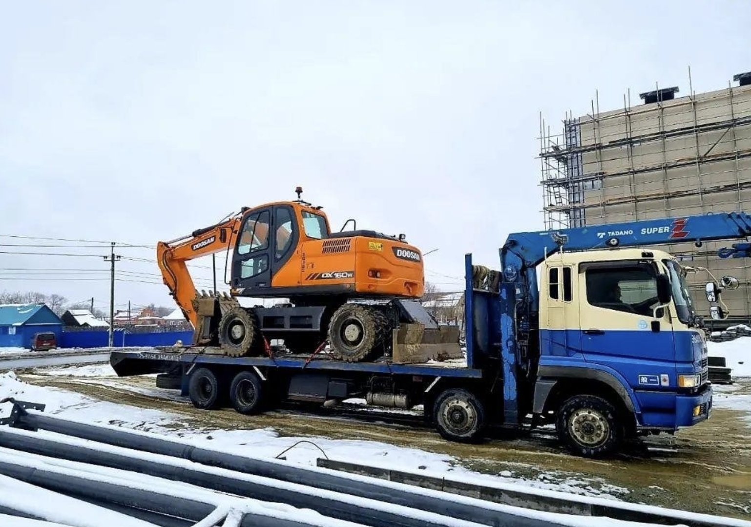 Эвакуация спецтехники и малой грузовой техники