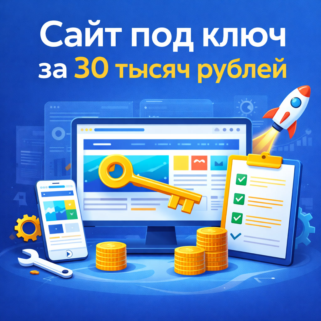Создание сайта под ключ